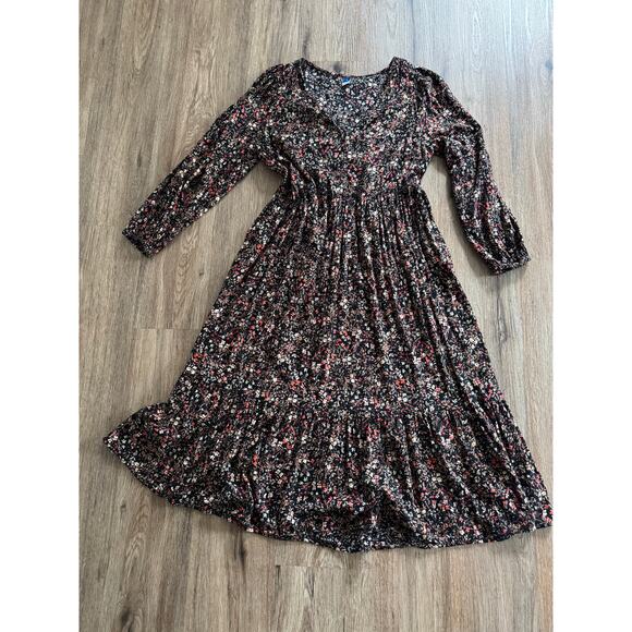 Old Navy Floral Midi Dress - Picture 4 of 10